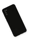 BFS  Samsung Galaxy A03S Kılıf Nano içi Kadife Silikon - Siyah