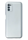 BFS  Samsung Galaxy A03S Kılıf Nano içi Kadife Silikon - Sky Blue