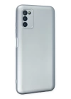 BFS  Samsung Galaxy A03S Kılıf Nano içi Kadife Silikon - Sky Blue