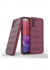 BFS Samsung Galaxy A03S Kılıf Optimum Silikon - Bordo