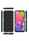 BFS Samsung Galaxy A03S Kılıf Optimum Silikon - Siyah