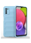 BFS  Samsung Galaxy A03S Kılıf Optimum Silikon - Sky Blue
