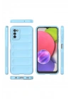 BFS Samsung Galaxy A03S Kılıf Optimum Silikon - Sky Blue