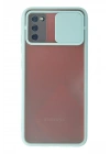 BFS Samsung Galaxy A03S Kılıf Palm Buzlu Kamera Sürgülü Silikon - Turkuaz