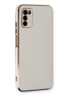 BFS  Samsung Galaxy A03S Kılıf Volet Silikon - Beyaz