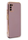 BFS  Samsung Galaxy A03S Kılıf Volet Silikon - Mor