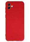 BFS  Samsung Galaxy A04 Kılıf First Silikon - Kırmızı