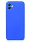 BFS  Samsung Galaxy A04 Kılıf First Silikon - Mavi