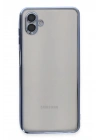 BFS Samsung Galaxy A04 Kılıf Lensli Silikon - Açık Mavi