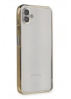 BFS Samsung Galaxy A04 Kılıf Lensli Silikon - Gold