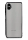 BFS Samsung Galaxy A04 Kılıf Lensli Silikon - Siyah