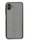 BFS Samsung Galaxy A04 Kılıf Lensli Silikon - Yeşil