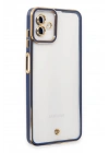 BFS  Samsung Galaxy A04 Kılıf Liva Lens Silikon - Mavi