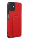 BFS  Samsung Galaxy A04 Kılıf Mega Standlı Silikon - Kırmızı