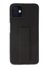 BFS  Samsung Galaxy A04 Kılıf Mega Standlı Silikon - Siyah