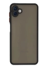BFS  Samsung Galaxy A04 Kılıf Montreal Silikon Kapak - Siyah