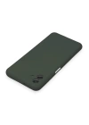 BFS  Samsung Galaxy A04 Kılıf Nano içi Kadife Silikon - Koyu Yeşil