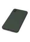 BFS  Samsung Galaxy A04 Kılıf Nano içi Kadife Silikon - Koyu Yeşil