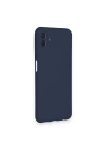 BFS  Samsung Galaxy A04 Kılıf Nano içi Kadife Silikon - Lacivert