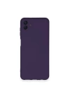 BFS  Samsung Galaxy A04 Kılıf Nano içi Kadife Silikon - Mor
