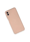 BFS  Samsung Galaxy A04 Kılıf Nano içi Kadife Silikon - Pudra