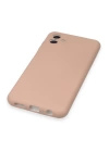 BFS  Samsung Galaxy A04 Kılıf Nano içi Kadife Silikon - Pudra