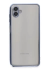 BFS  Samsung Galaxy A04 Kılıf Razer Lensli Silikon - Açık Mavi