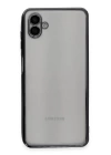 BFS  Samsung Galaxy A04 Kılıf Razer Lensli Silikon - Siyah
