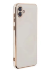 BFS  Samsung Galaxy A04 Kılıf Volet Silikon - Beyaz