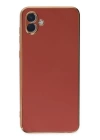BFS  Samsung Galaxy A04 Kılıf Volet Silikon - Kırmızı