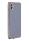 BFS  Samsung Galaxy A04 Kılıf Volet Silikon - Mavi