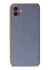 BFS  Samsung Galaxy A04 Kılıf Volet Silikon - Mavi