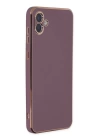 BFS  Samsung Galaxy A04 Kılıf Volet Silikon - Mor