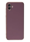 BFS  Samsung Galaxy A04 Kılıf Volet Silikon - Mor