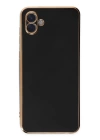 BFS  Samsung Galaxy A04 Kılıf Volet Silikon - Siyah