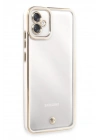 BFS  Samsung Galaxy A04E Kılıf Liva Lens Silikon - Beyaz