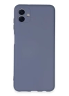 BFS  Samsung Galaxy A04E Kılıf Nano içi Kadife Silikon - Gri