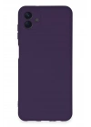 BFS  Samsung Galaxy A04E Kılıf Nano içi Kadife Silikon - Mor