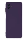 BFS  Samsung Galaxy A04E Kılıf Nano içi Kadife Silikon - Mor