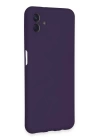 BFS  Samsung Galaxy A04E Kılıf Nano içi Kadife Silikon - Mor