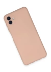 BFS  Samsung Galaxy A04E Kılıf Nano içi Kadife Silikon - Pudra