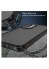 BFS  Samsung Galaxy A04S Kılıf Elegant Kapak - Siyah