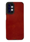 BFS  Samsung Galaxy A04S Kılıf Loop Deri Silikon - Kırmızı