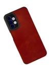 BFS  Samsung Galaxy A04S Kılıf Loop Deri Silikon - Kırmızı