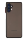 BFS  Samsung Galaxy A04S Kılıf Montreal Silikon Kapak - Siyah