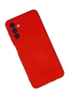 BFS  Samsung Galaxy A04S Kılıf Nano içi Kadife Silikon - Kırmızı