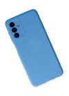 BFS  Samsung Galaxy A04S Kılıf Nano içi Kadife Silikon - Mavi