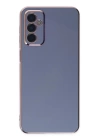 BFS  Samsung Galaxy A04S Kılıf Volet Silikon - Mavi