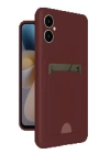 BFS Samsung Galaxy A05 Kelvin Kartvizitli Silikon - Bordo