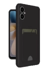 BFS Samsung Galaxy A05 Kelvin Kartvizitli Silikon - Siyah
